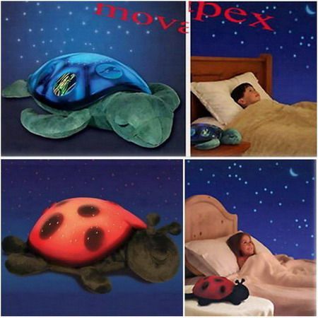 Twilight Sea Turtle and Lovely Ladybug help comfort children to sleep 