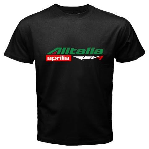 APRILIA ALITALIA Max Biaggi SBK MotoGP Tshirt S 3XL  