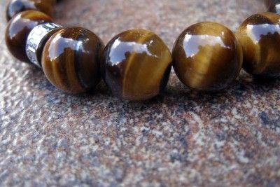 Mastermind Japan MMJ Genuine Tigers Eye gemstone Bracelet   HOT 