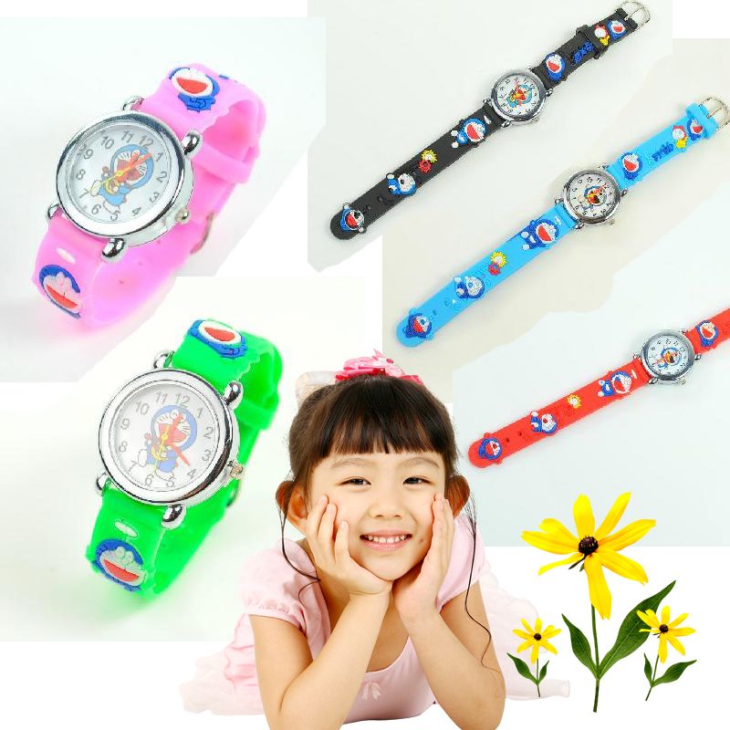 Cute Doraemon Child Watch for Boys & Girls Christmas Gift 5 colours 