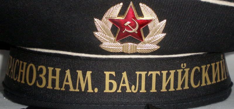 Russian Soviet Naval Navy Sailor Cap Hat Baltic USSR  