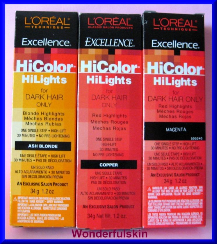 HiColor HiLights for Dark Hair 1.2oz/34g / Hi Color Hi Light.