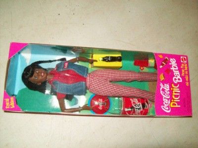 Coca Cola Picnic Barbie Doll 1997 New NRFB African American  