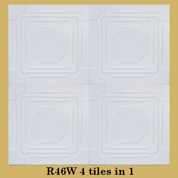 Tin Look Ceiling Tiles Easy Installation   R46W  