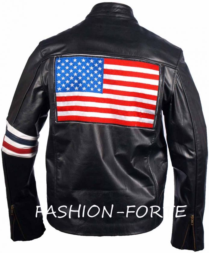 this is an reproduction of the famous biker jacket worn by peter fonda 