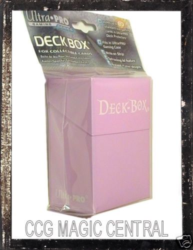 ULTRA PRO PINK DECK BOX FOR MTG WoW YUGIOH POKEMON CARD  