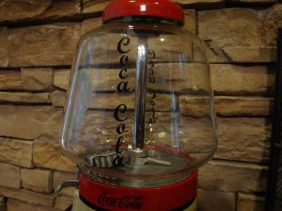 Vintage 1940s Silver King *COCA COLA* Gumball & Candy Vending Machine 